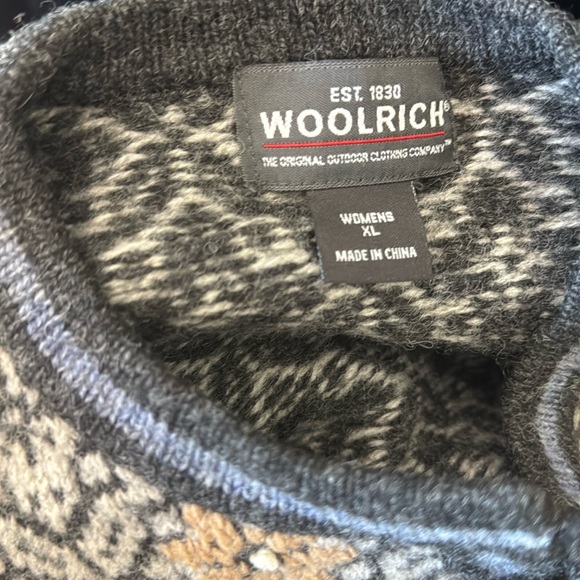 Woolrich Women’s Wool Cardigan size XL EUC - Picture 6 of 8